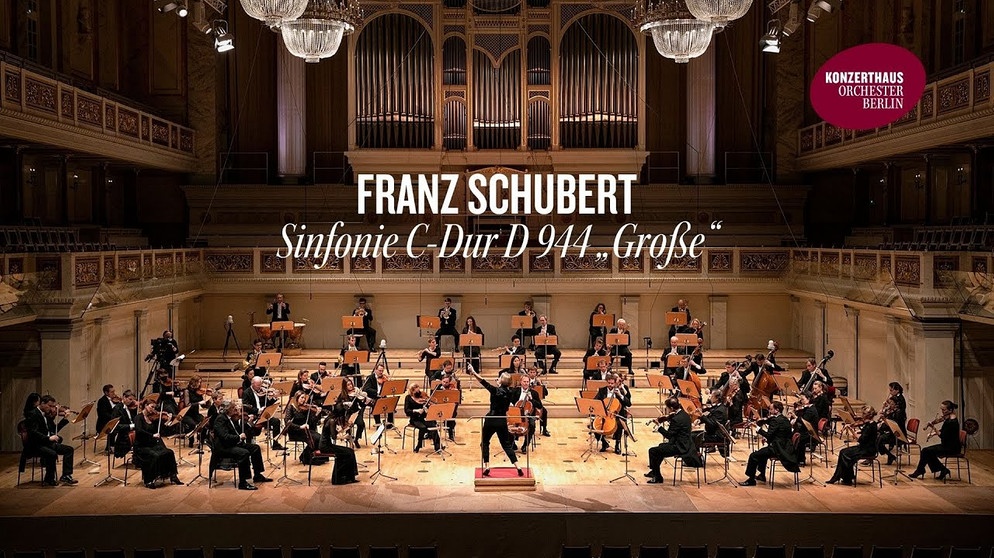 Franz Schubert: „Große“ C-Dur Sinfonie D 944 | Konzerthausorchester Berlin, Joana Mallwitz | Bildquelle: Konzerthaus Berlin (via YouTube) Franz Schubert: „Große“ C-Dur Sinfonie D 944 | Konzerthausorchester Berlin, Joana Mallwitz | Bildquelle: Konzerthaus Berlin (via YouTube)